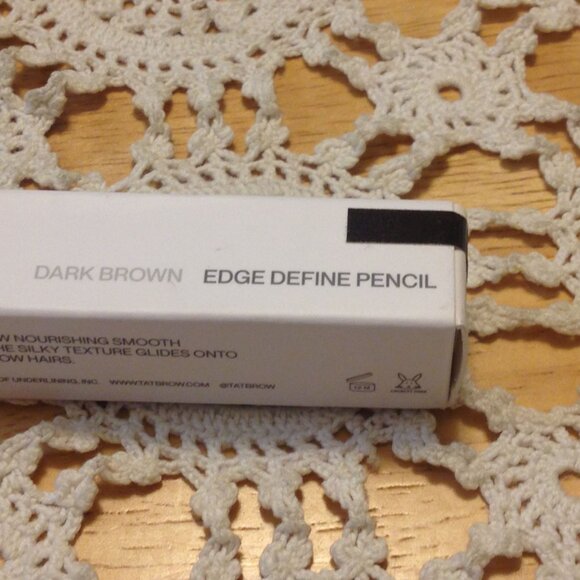 Cream powder angled tip edge define pencil, dark brown - Picture 3 of 4